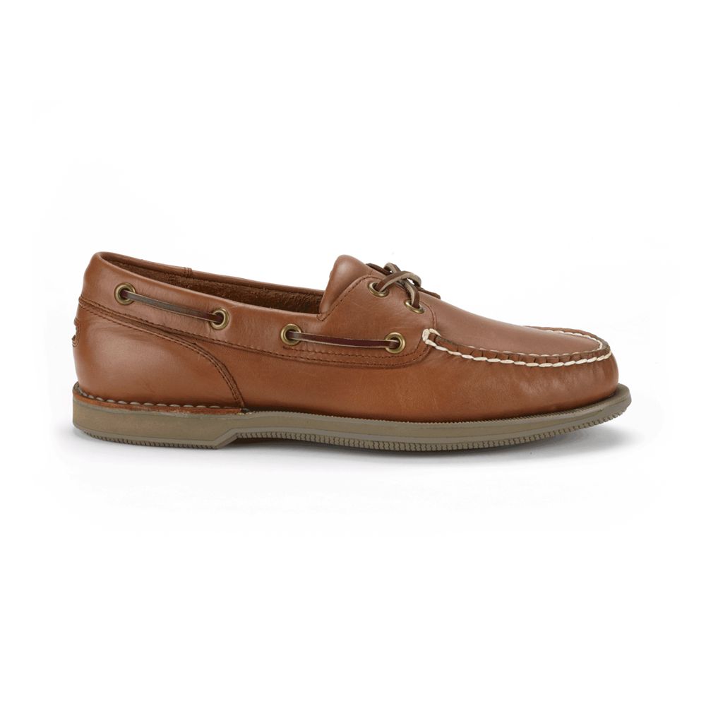 Rockport Canada Perth - Mens Boat Shoes Brown (ZAL607549)